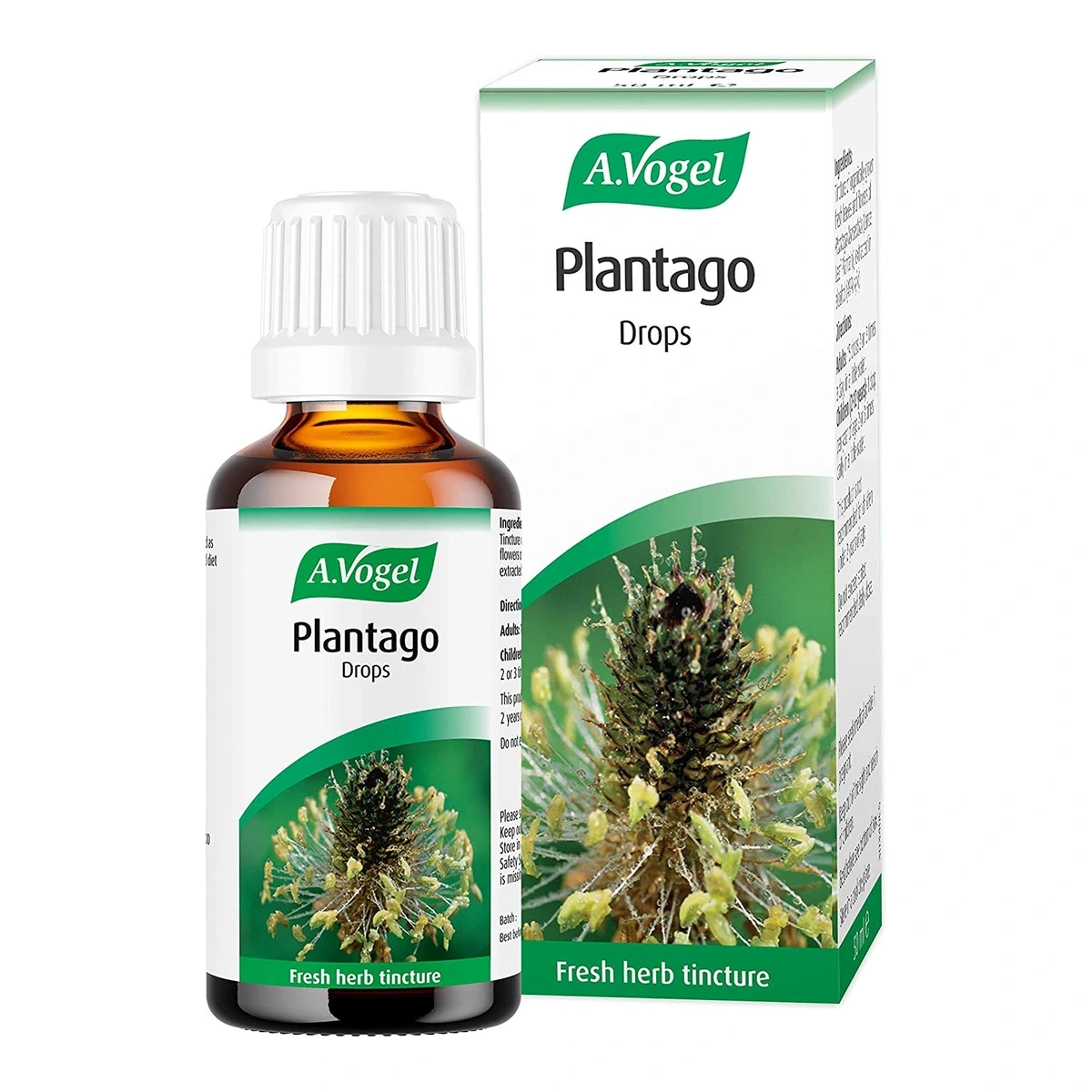 Plantago oral drops