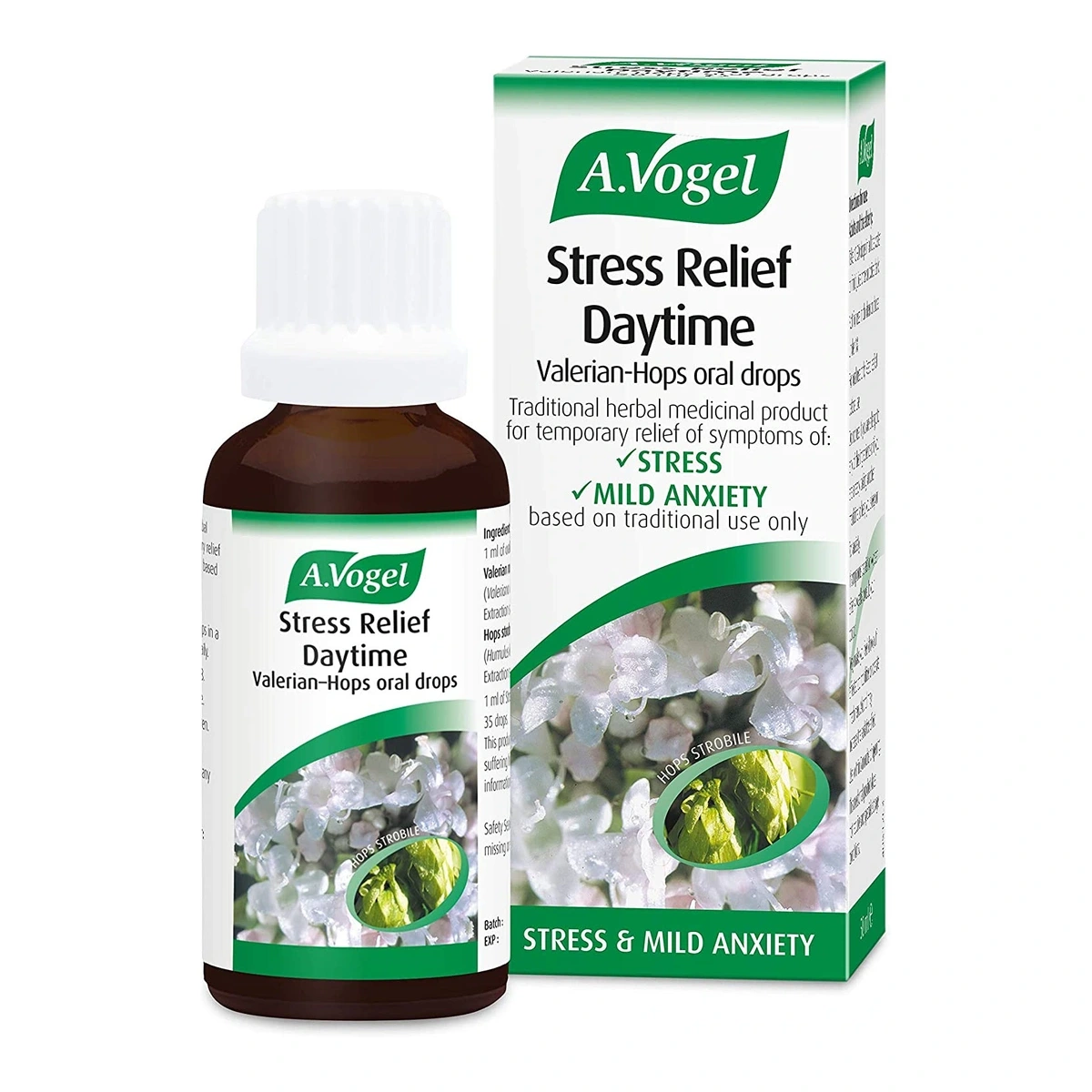 Stress Relief Daytime Valerian-Hops oral drops