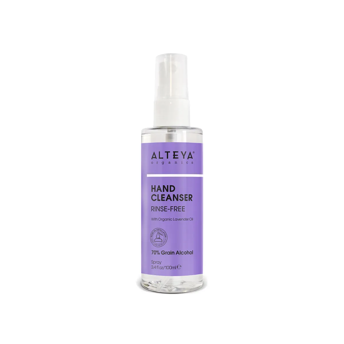 Hand Cleanser Rinse Free with Organic Lavender Oil