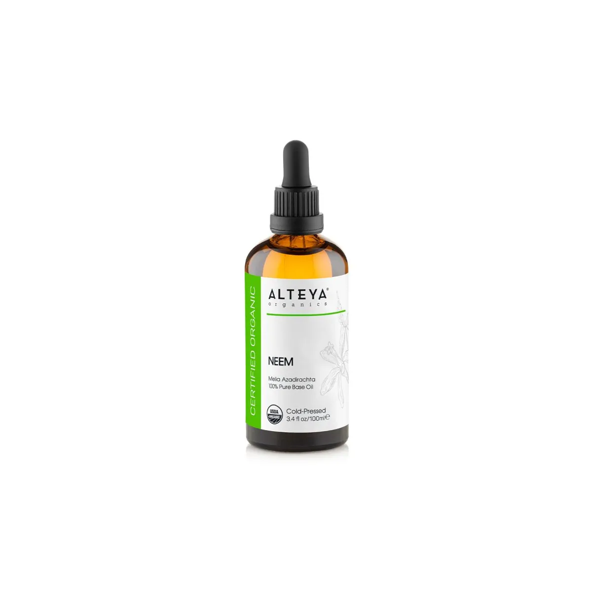 Neem (Melia Azadirachta) 100% Oganic Carrier Oil - Cold Pressed