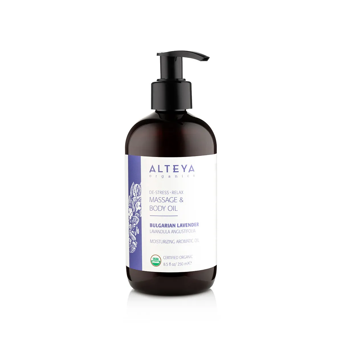 Organic Massage & Body Oil Bulgarian Lavender