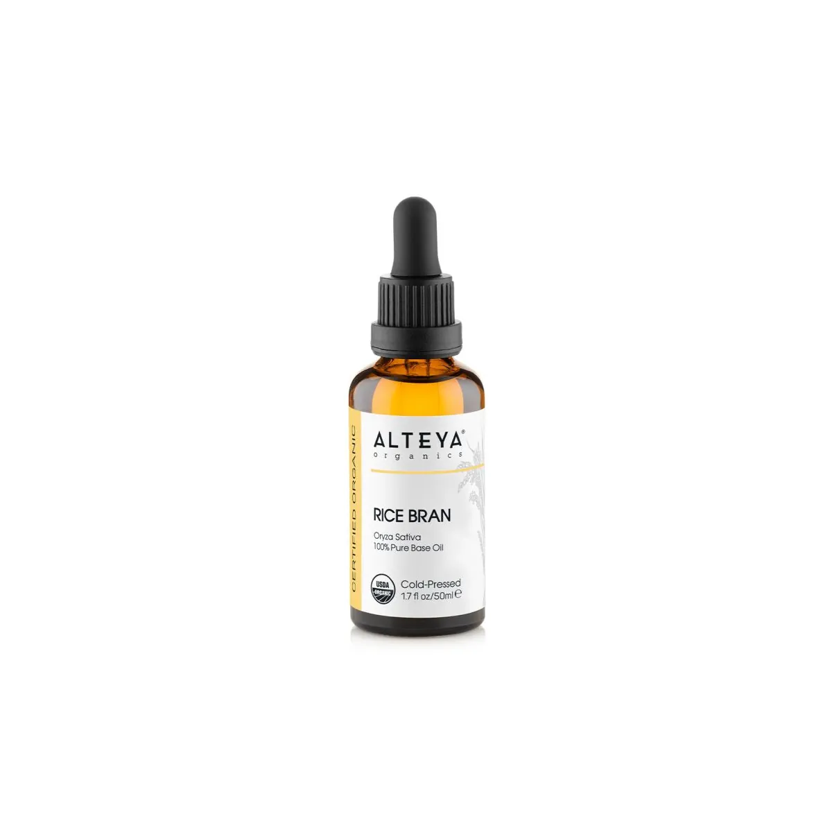 Rice Bran (Oryza Sativa) 100% Organic Carrier Oil - Cold Pressed