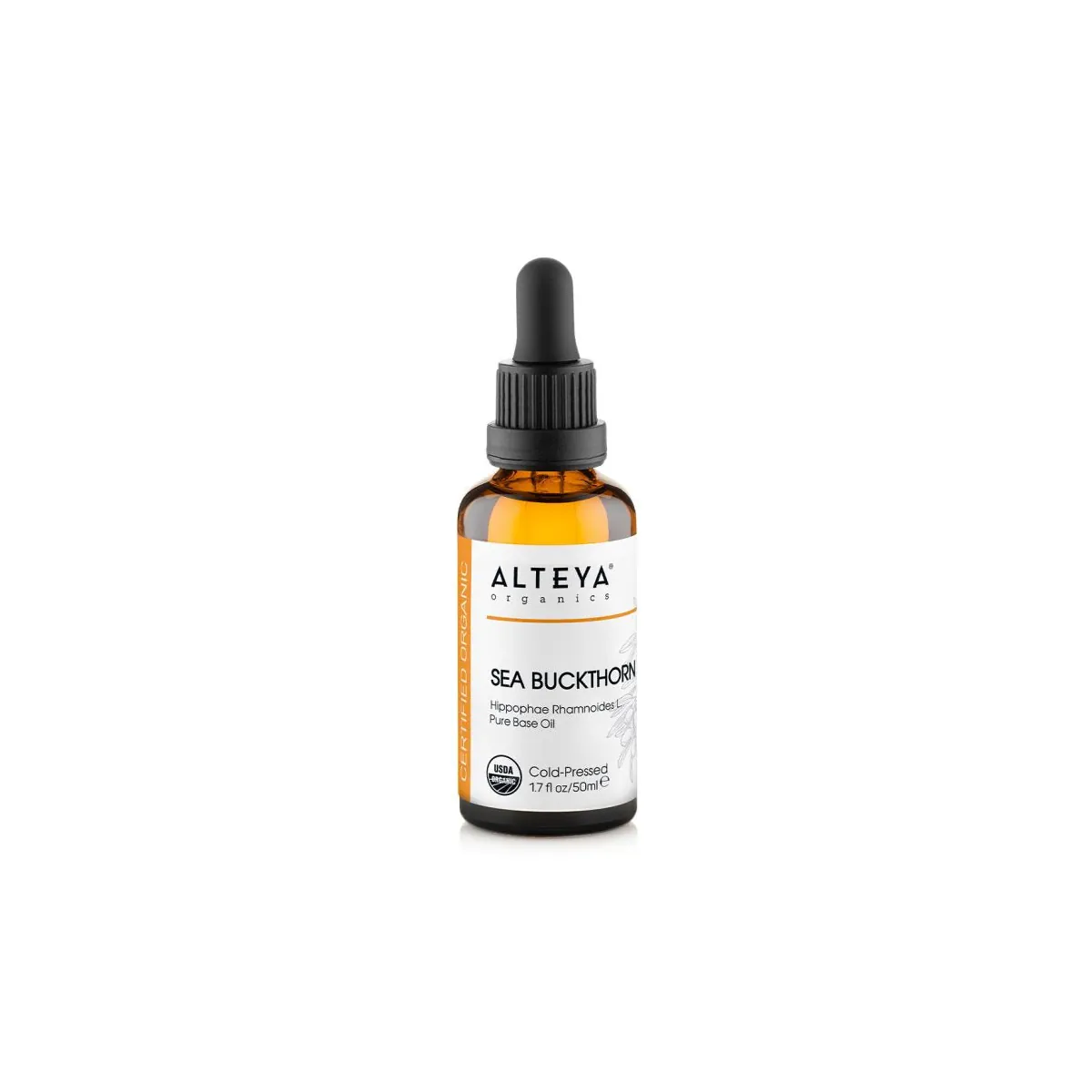 Sea Buckthorn (Hippophae Rhamnoides) 100% Oganic Carrier Oil - Cold Pressed