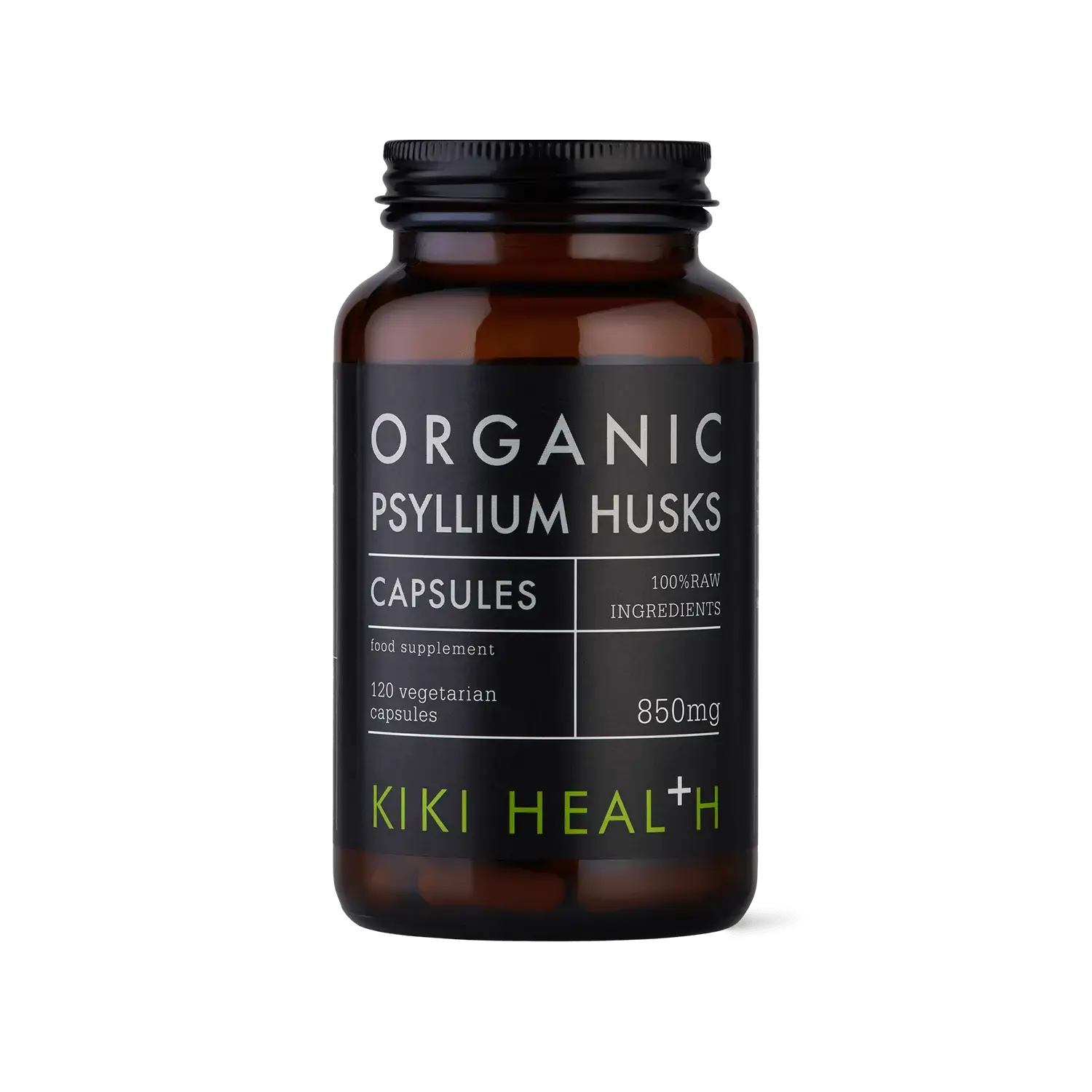Psyllium Husks, Organic - 120 Vegicaps