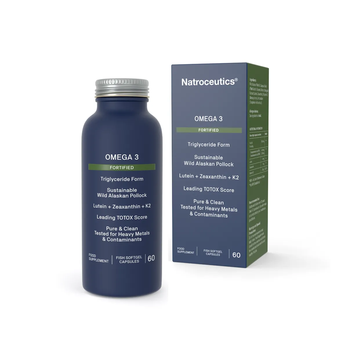 Natro Omega 3 Fortified 60s